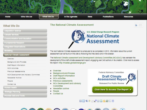 The 2013 U.S. National Climate Assessment on climate change and impacts provided the motivation to produce this regional assessment.