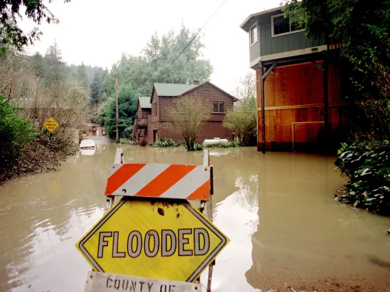 Floods from winter storms on the western slopes of the Sierra Nevada have been projected to increase in intensity in winter.