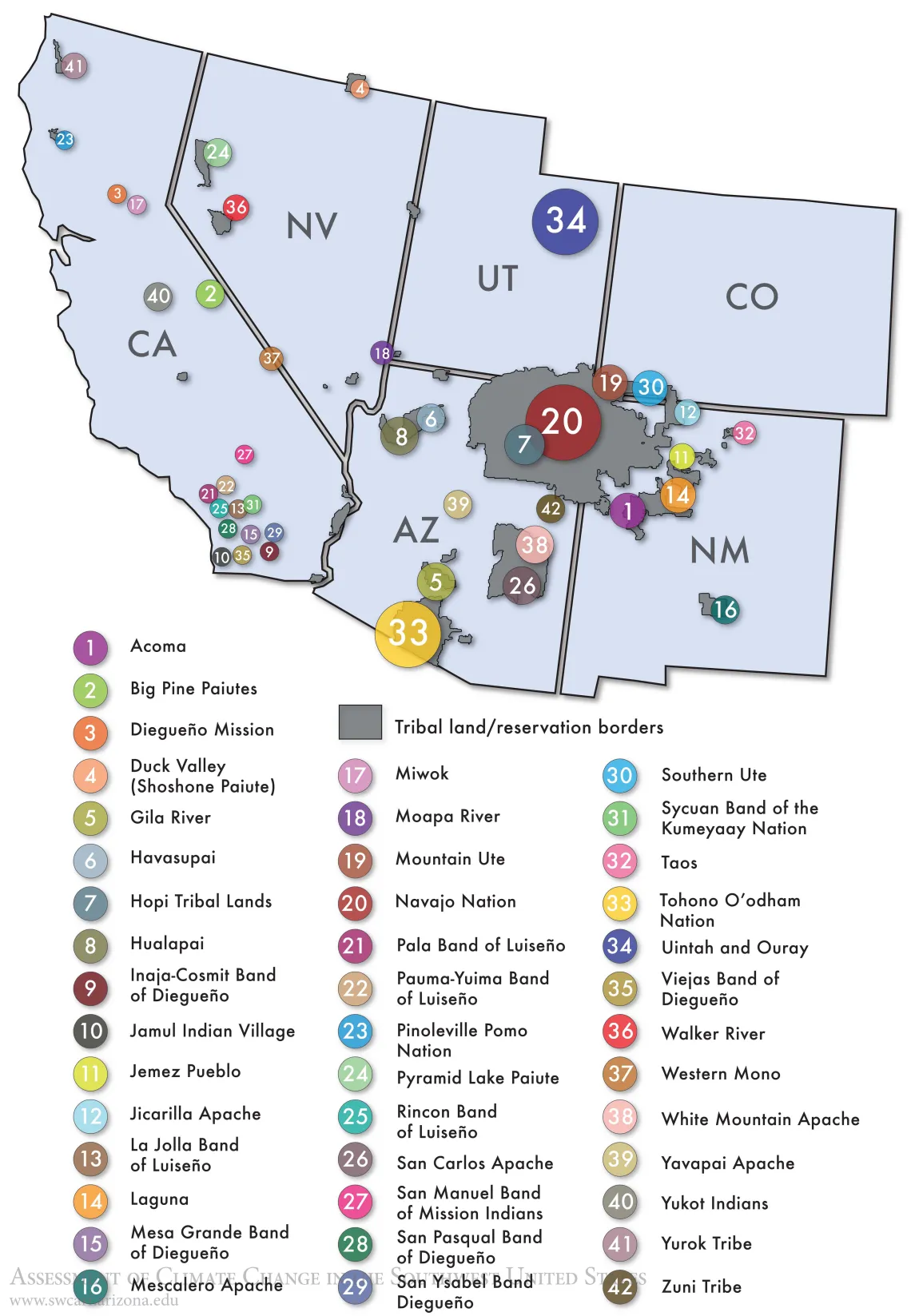 Figure 1 from Chapter 17 of Climate Assessment Report.